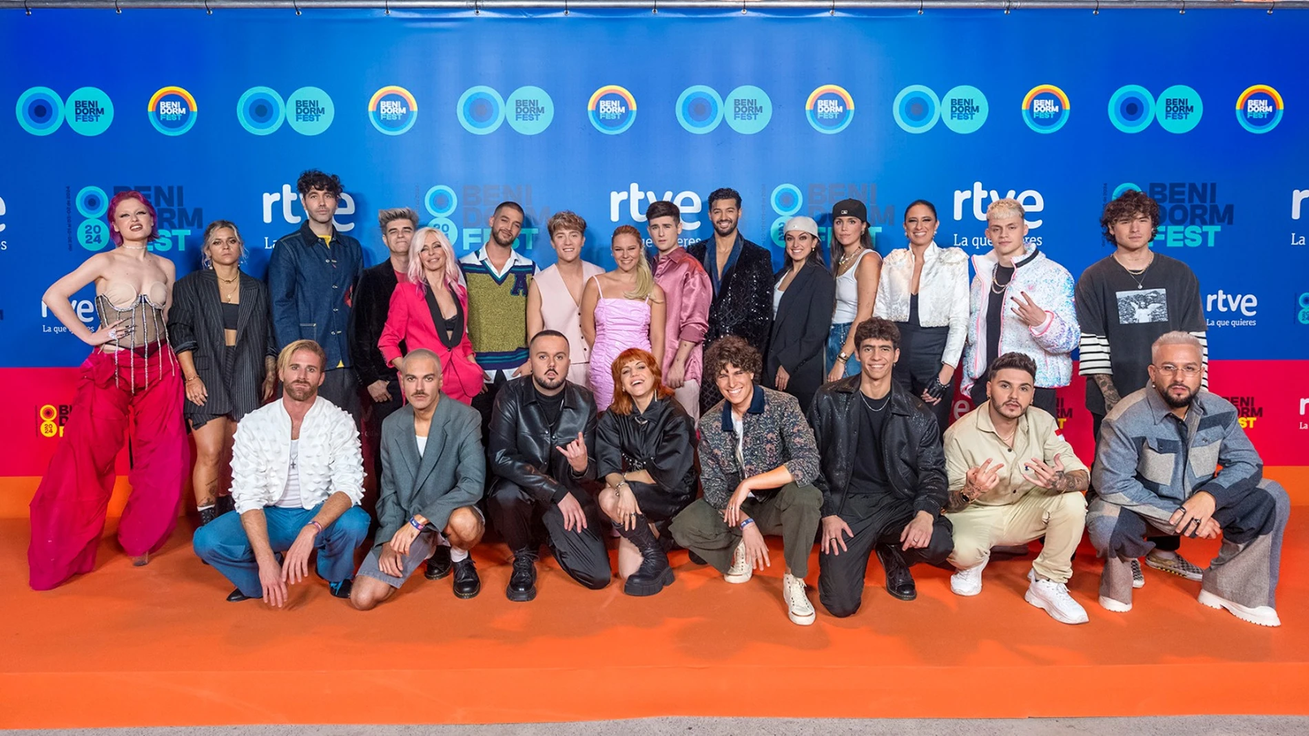 Los 16 solistas y grupos musicales que participan en el Benidorm Fest 2024