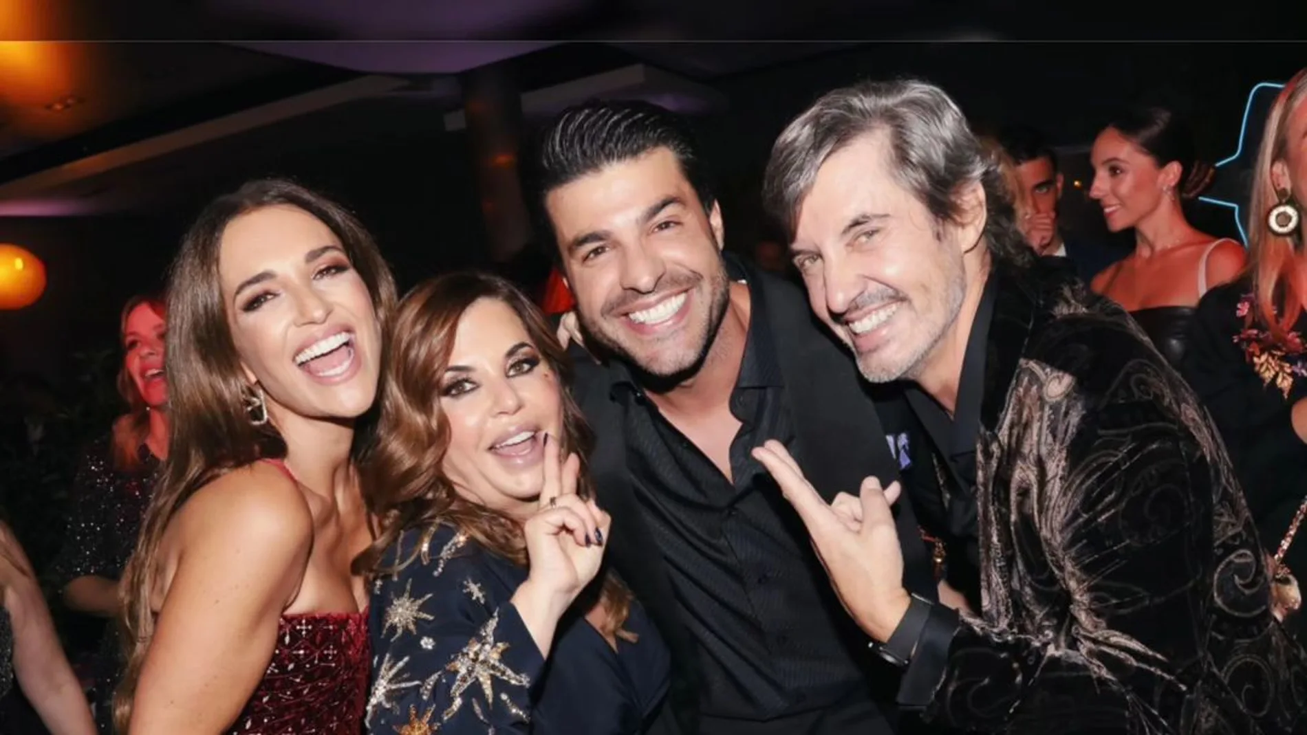 Paula Echevarría con mono navideño.