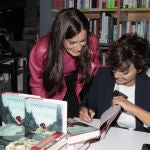 La Reina Letizia con su amiga Sonsoles Ónega.