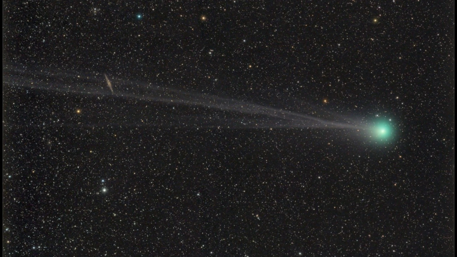 Esta imagen del cometa Lovejoy fue tomada el 4 de febrero de 2015.