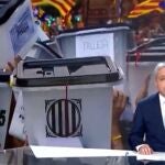 Vicente Vallés en los informativos de Antena 3