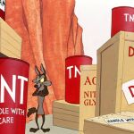 Wile E. Coyote, aquí en una animación clásica, se ha convertido en nuevo icono de la lucha de los artistas contra los estudios