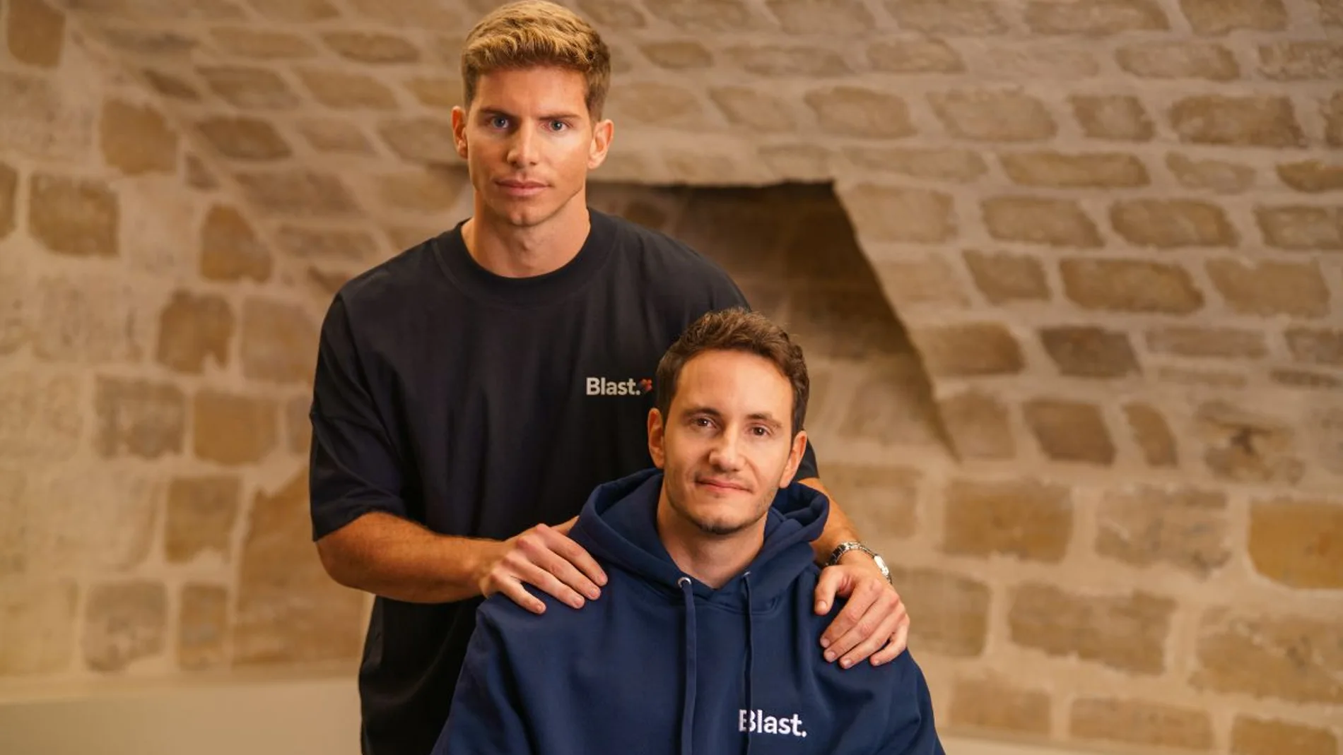 Pedro Buerbaum (izquierda) y Thomas Rebaud (derecha), cofundadores de Blast.