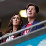 La princesa Mary y el príncipe Christian de Dinamarca
