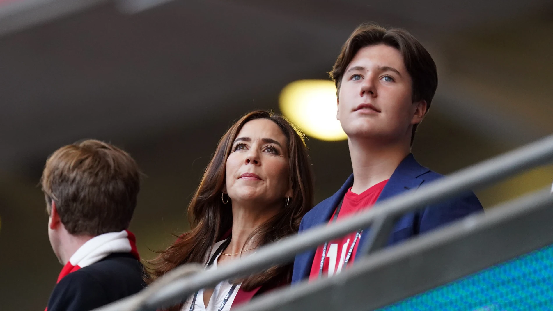 La princesa Mary y el príncipe Christian de Dinamarca