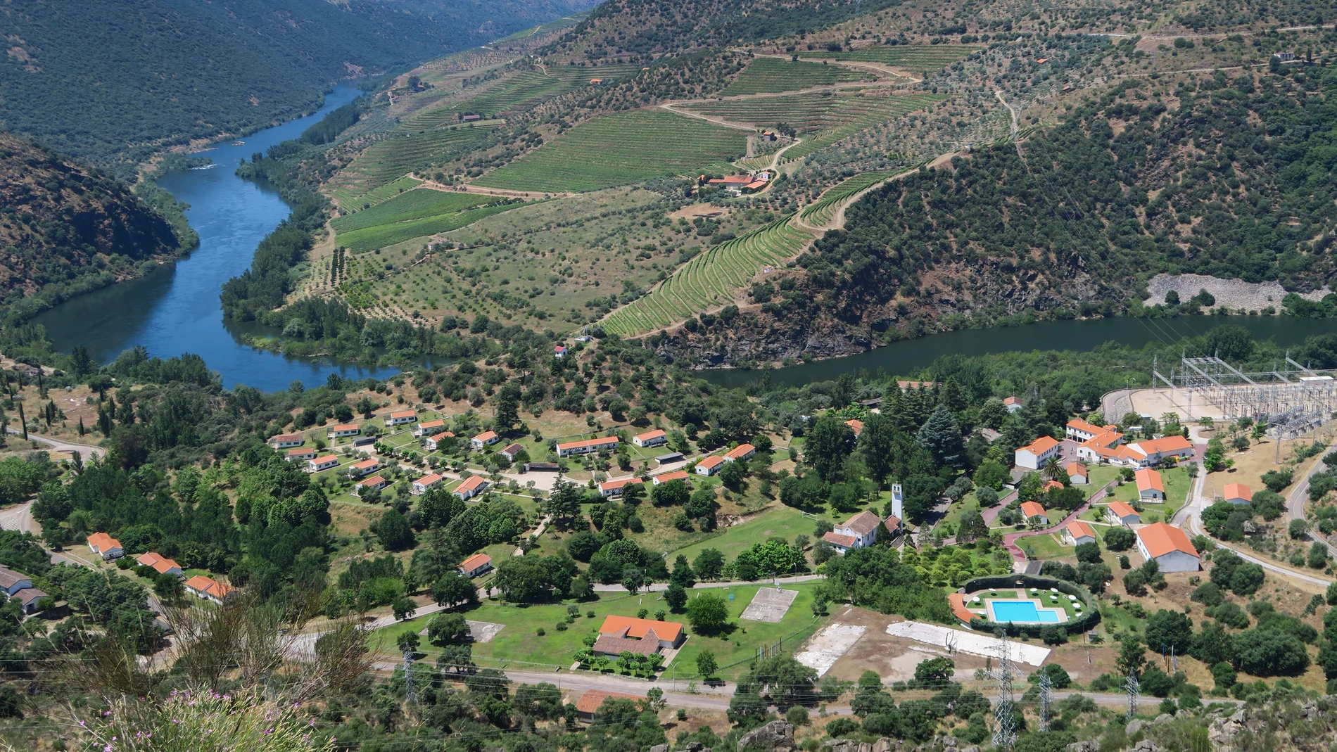 La localidad salmantina de Saucelle