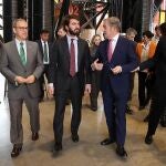 El vicepresidente de la Junta, Juan García-Gallardo, inaugura la VI Feria del Empleo y del Emprendimiento de León con el consejero Mariano Veganzones, el delegado territorial, Eduardo Diego y el presidente de la Cámara de Comerio, Javier Vega