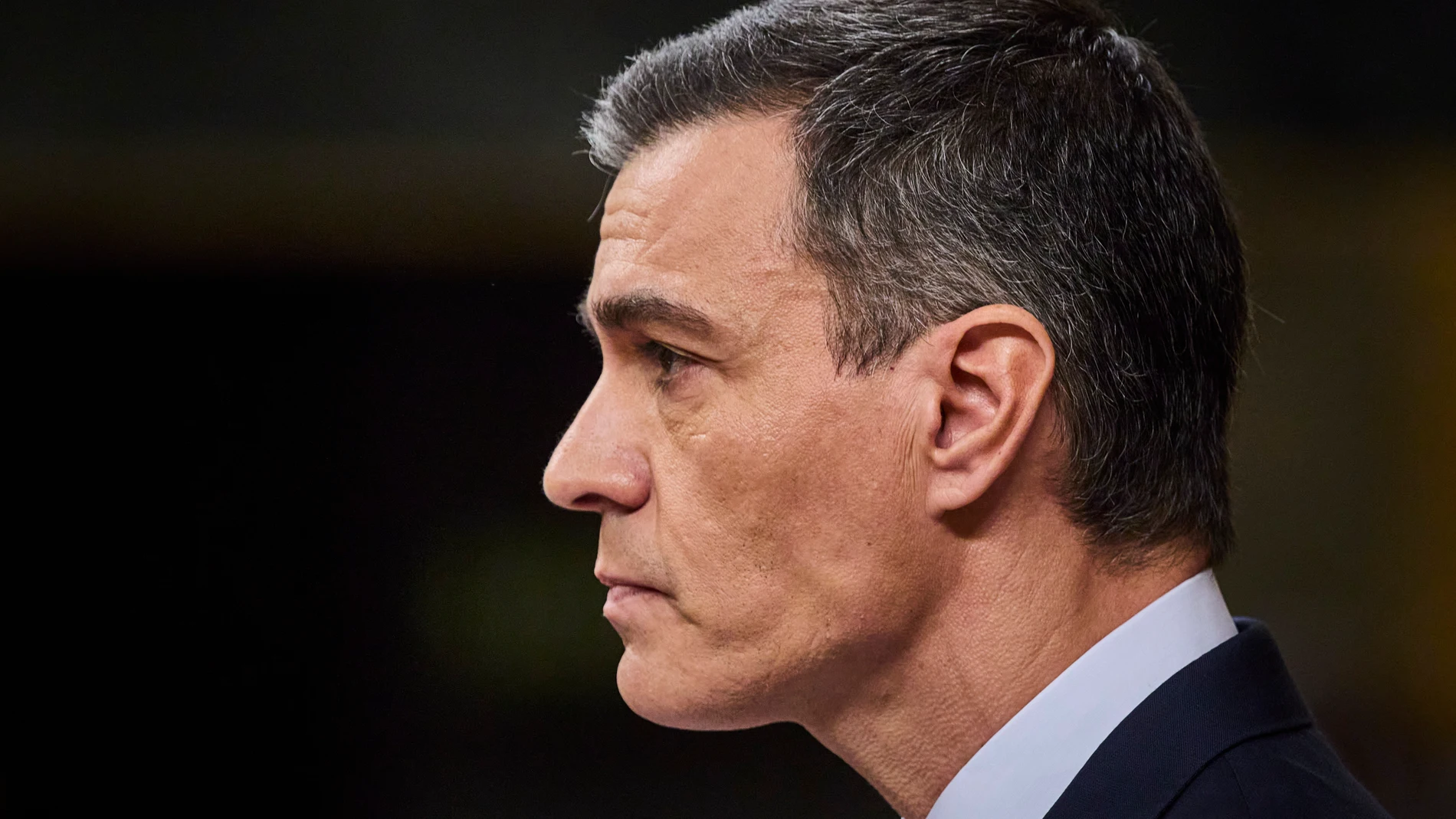 El presidente del Gobierno, Pedro Sanchez, en el pleno de investidura en el Congreso de los Diputados.© Alberto R. Roldán / Diario La Razón.15 11 2023
