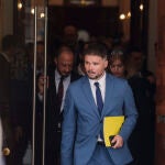 Rufian de ERC en el Congreso de los Diputados el dia de la investidura de Pedro Sanchez. David Jar