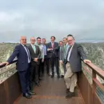 El consejero Juan Carlos Suárez-Quiñones visita el "Mirador del Fraile"