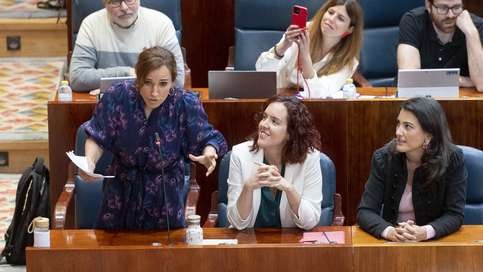 Mónica García en la Asamblea de Madrid
