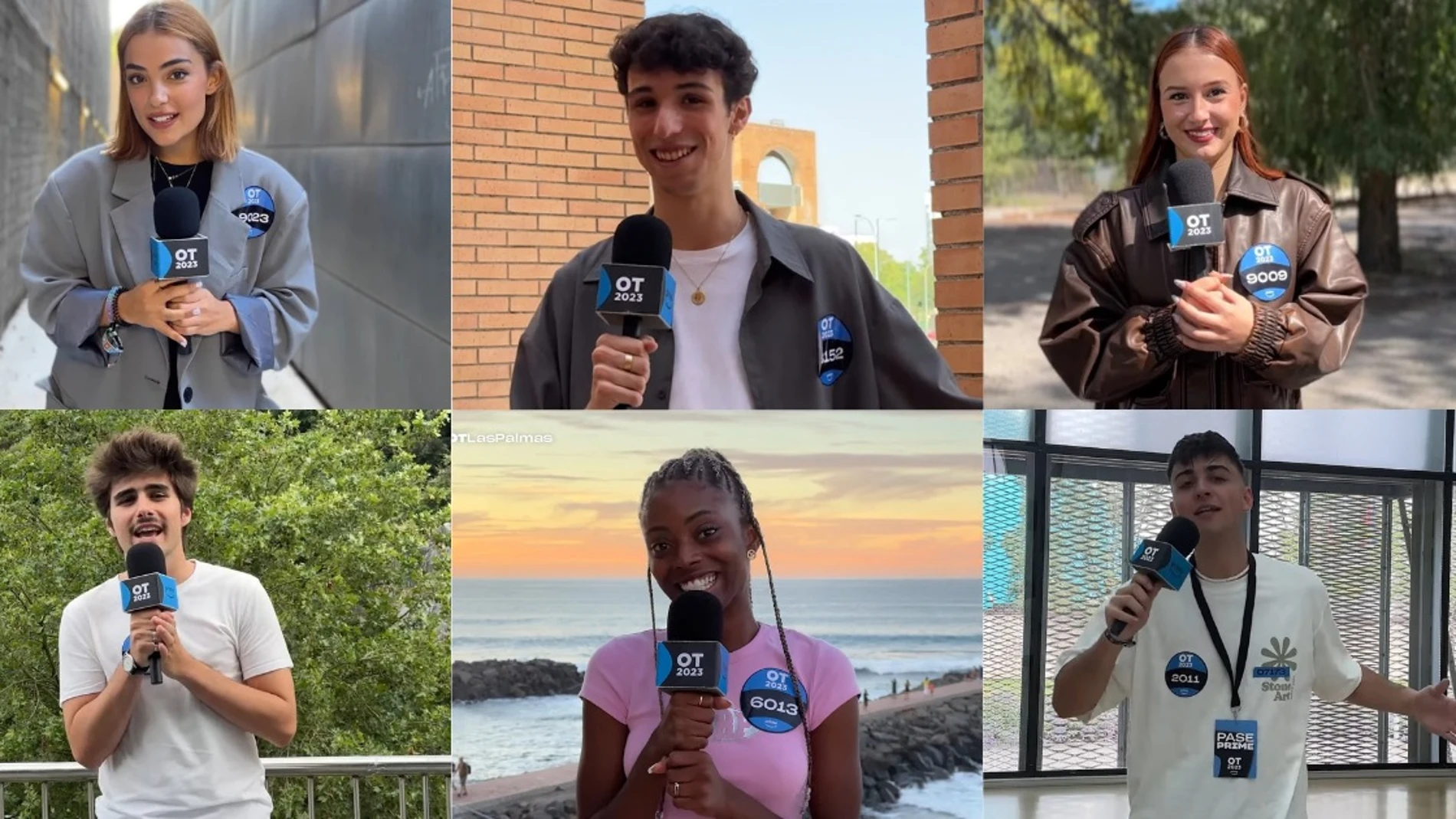 Algunos concursantes de OT2023