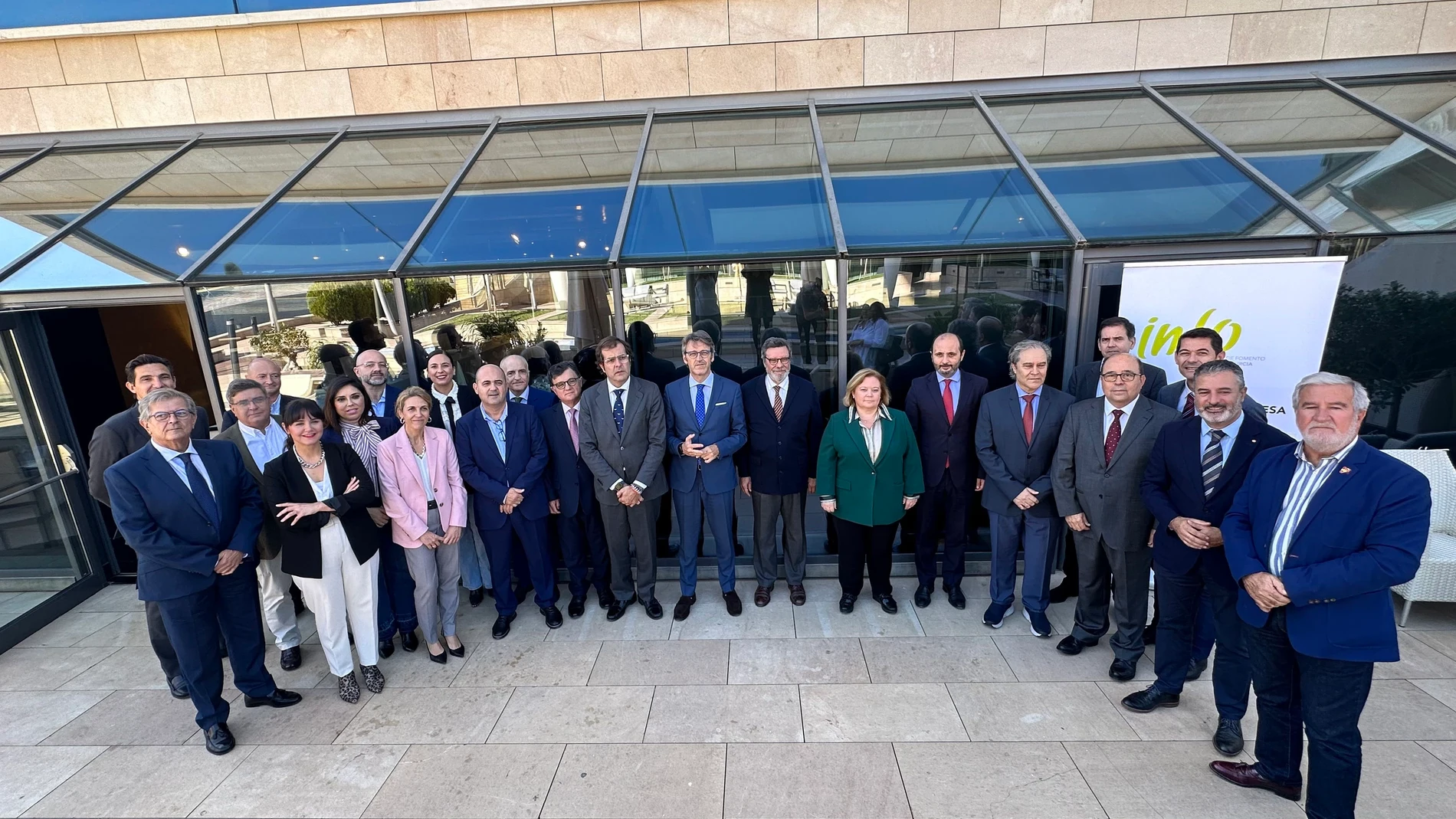 El consejero de Economía, Hacienda y Empresa, Luis Alberto Marín, durante la inauguración del encuentro sobre exportaciones organizado por el Info CARM 17/11/2023