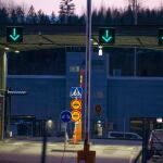 Paso fronterizo entre Finlandia y Rusia en Nuijamaa (Laponia)