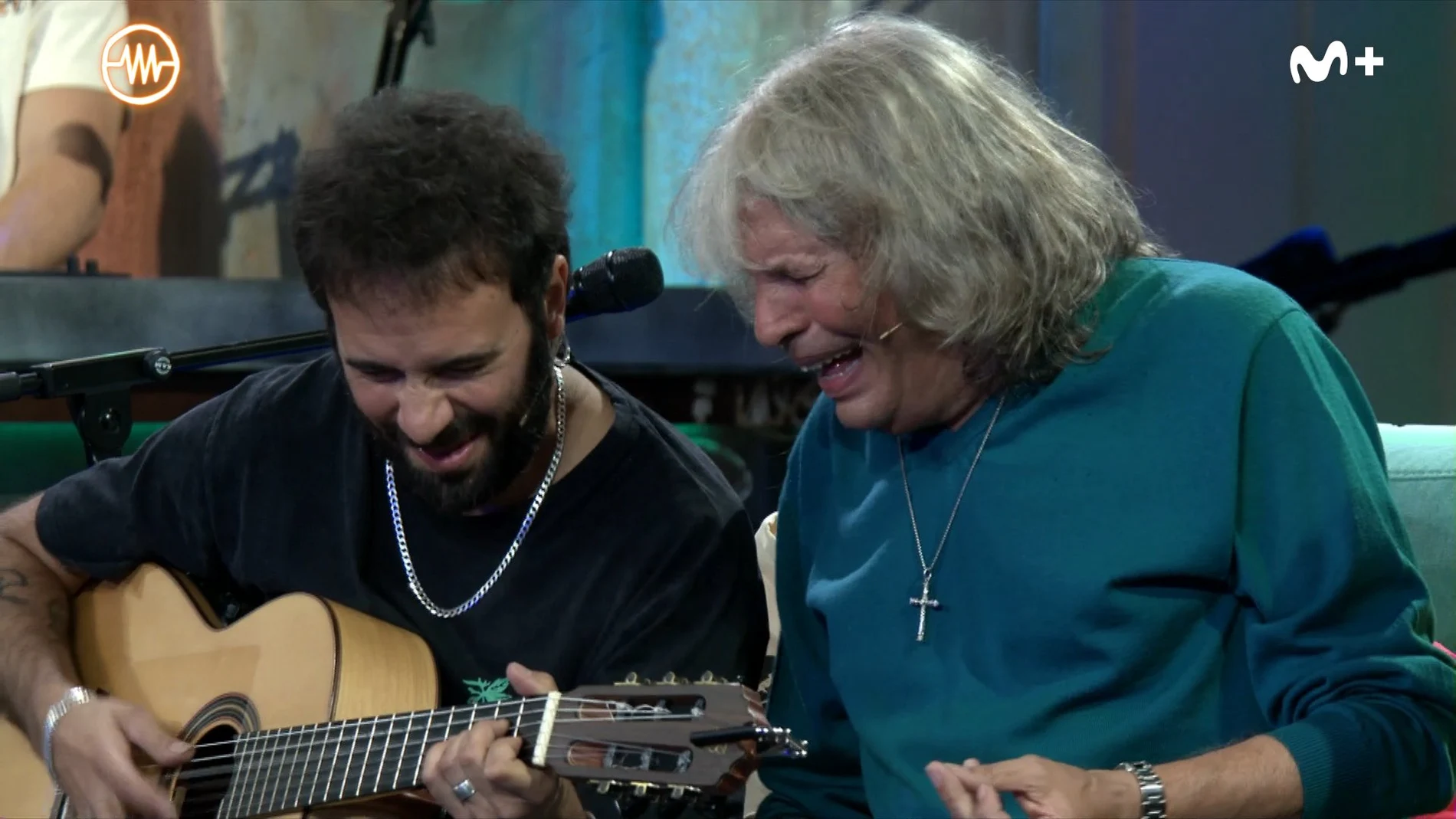 José Mercé cantando junto al Canijo de Jerez en 'La Resistencia'