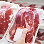 Carne roja ya envasada