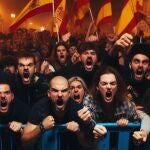 Imagen falsa creada por la inteligencia artificial y difundida por el director de comunicación del PSOE, Ion Antolín Llorente