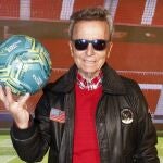 Ortega Cano durante la presentación del partido benéfico de la Fundación Raíles