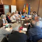 Imagen de la reunión mantenida esta mañana