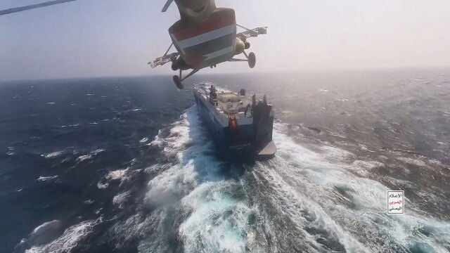 Houthi fighters seize cargo ship in the Red Sea off Yemen coasts