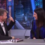 Laura Pausini junto a Pablo Motos