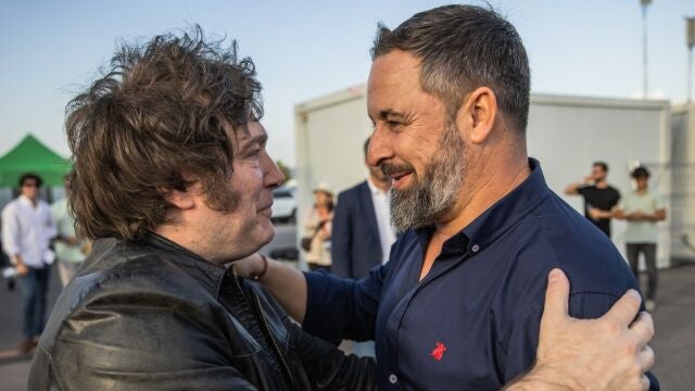 Javier Milei y Santiago Abascal