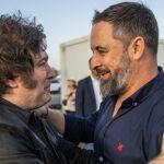 Javier Milei y Santiago Abascal