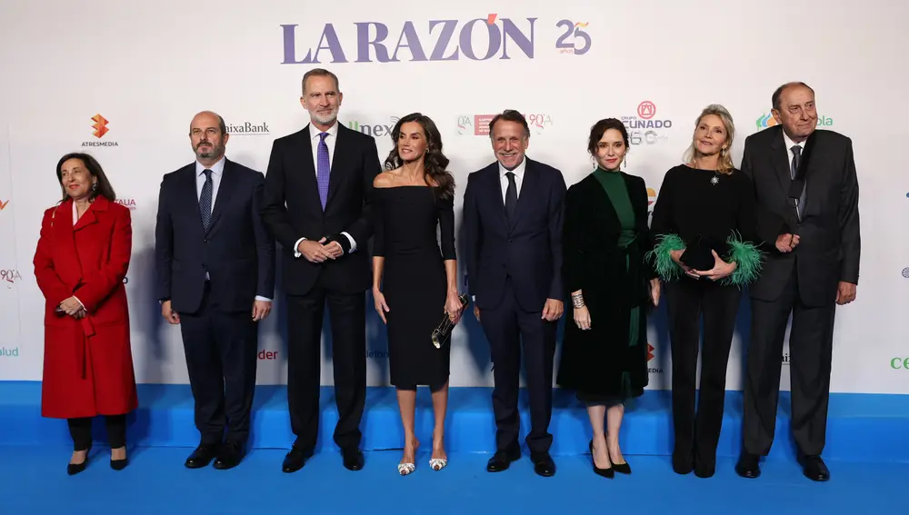 Durante la fiesta del XXV aniversario de La Razón