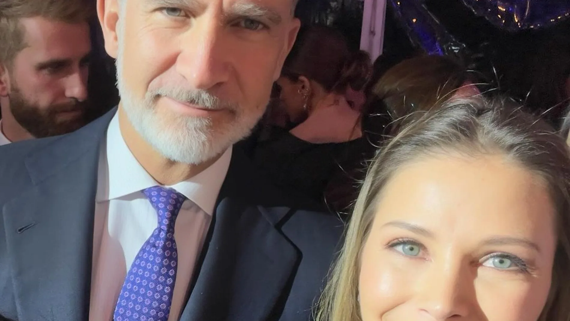 Esther Doña y Don Felipe VI en la fiesta del 25 aniversario de LA RAZÓN