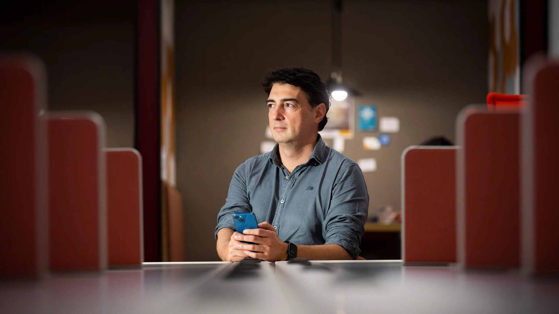 Javier Andrés, fundador de Luzia, asistente de inteligencia artificial. © Jesús G. Feria.