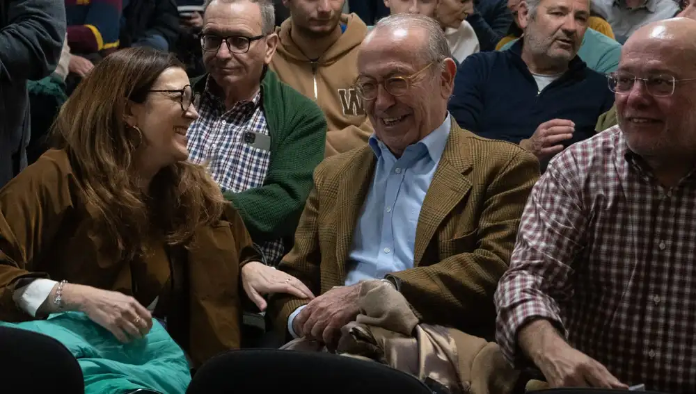 Soraya Rodríguez, Nicolás Redondo y Francisco Igea, en la presentación del libro de Guillermo del Valle.