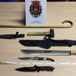 Material requisado por la Policía Local de Arroyo de la Encomienda