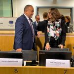 Álvarez Courel en su participación en Bruselas