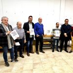 El presidente de la Diputación de Segovia, Miguel Ángel Vicente; y el vicepresidente José María Bravo presentan el libro ‘Los desastres naturales en la cultura tradicional segoviana’, junto a sus autores