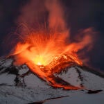 Volcán Etna en Italia