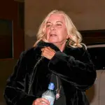 Bárbara Rey con un abrigo de pelo.