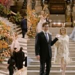 Imágenes de la decoración en Versalles, los novios y la mesa