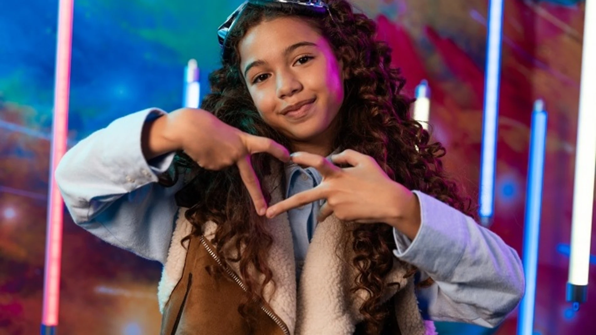 La valenciana Sandra Valero representa esta tarde a España en Eurovisión Junior 2023. EUROVISIÓN 25/11/2023