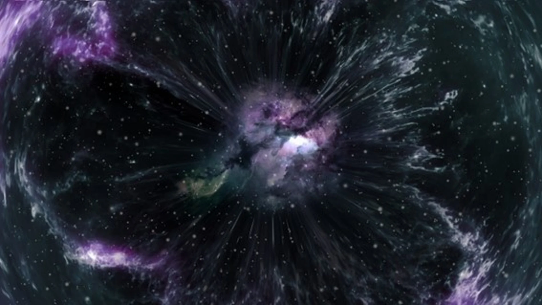 Recreación artística de una supernova