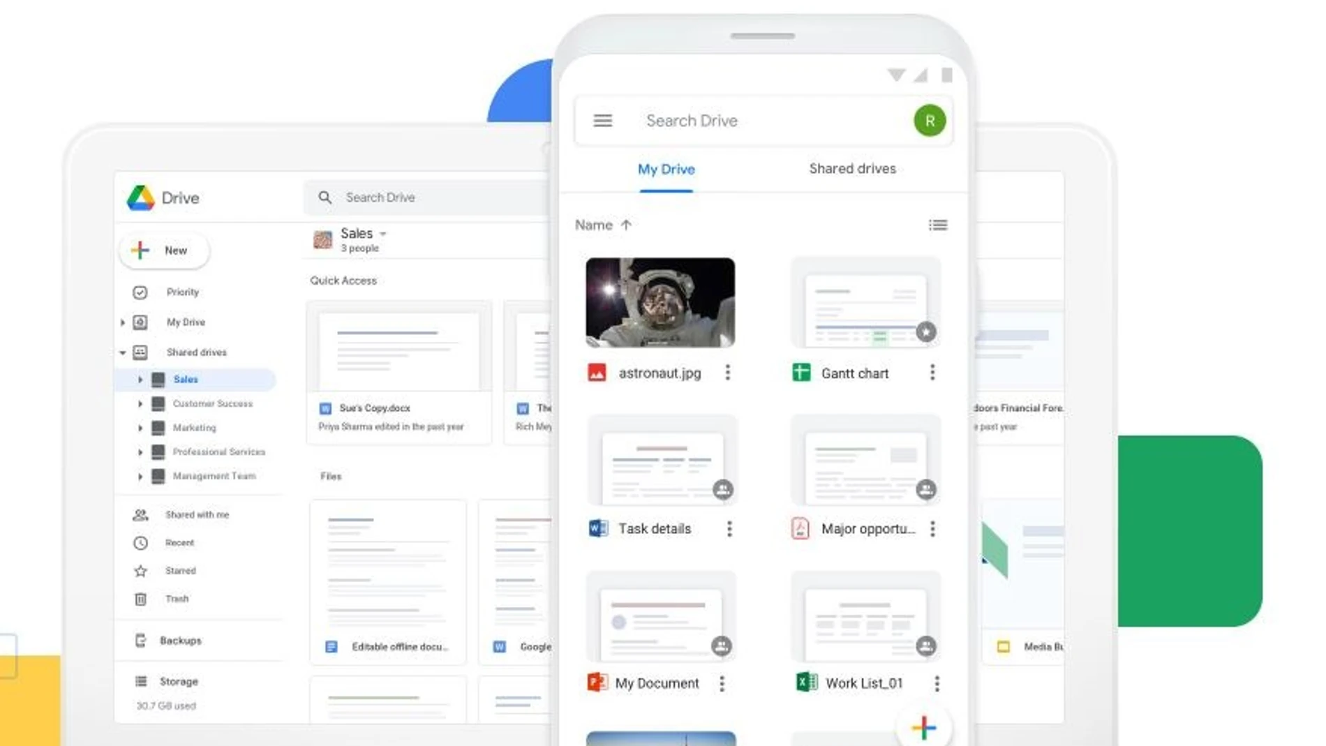 Google investiga un problema en Drive que borra automáticamente archivos de la nube.