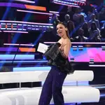 Chenoa con leggings de Calzedonia.