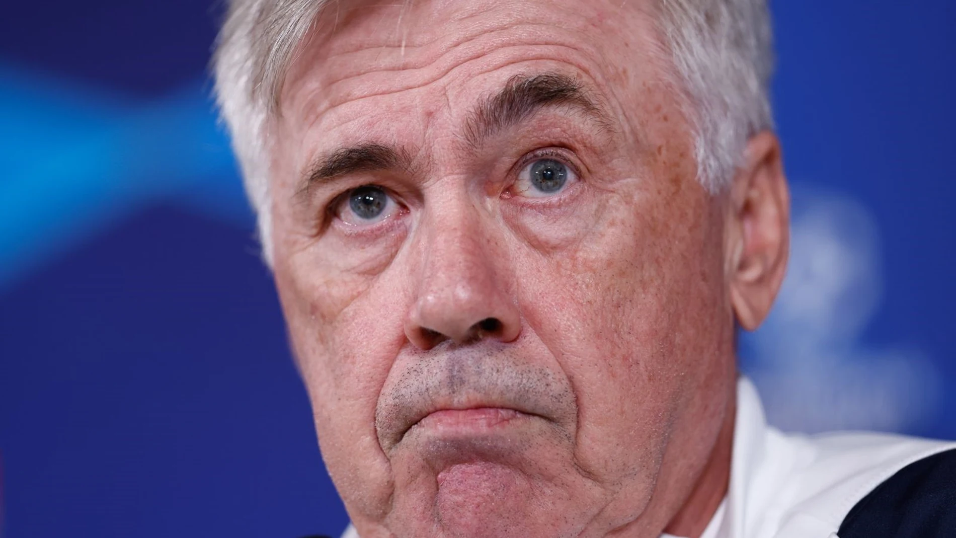 El entrenador del Real Madrid, Carlo Ancelotti, en rueda de prensa. OSCAR J. BARROSO / AFP7 /EUROPA PRESS 28/11/2023 ONLY FOR USE IN SPAIN