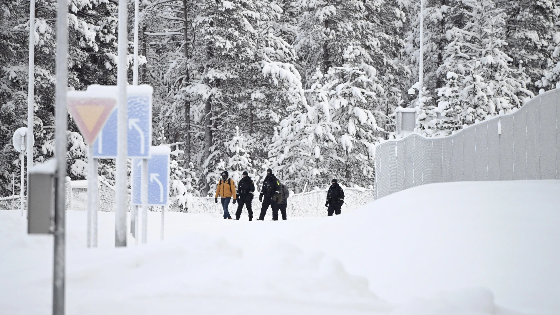 Finlandia sólo mantenía abierto en Laponia un paso fronterizo en Laponia