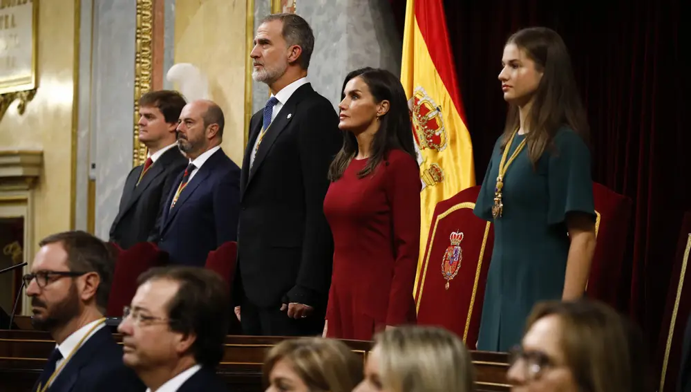 Solemne Sesión de Apertura de las Cortes Generales de la XV legislatura, presidida por S.M. el Rey en el Congr