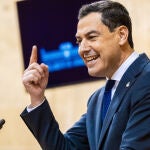 Moreno en el Debate del Estado de la Comunidad en el Parlamento de Andalucía en Sevilla