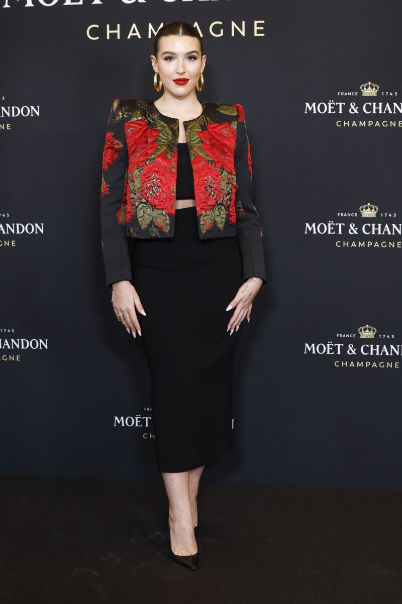 Alba Díaz en el brindis de Moët & Chandon