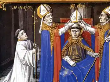 Ordenación de San Eloy como Obispo de Noyon Ordenación de San Eloy como Obispo de Noyon