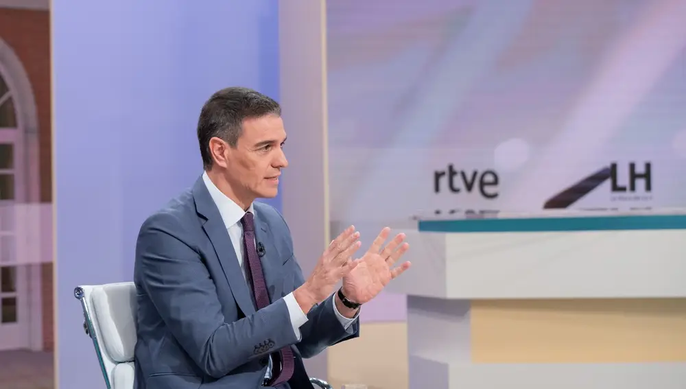 Pedro Sánchez en rtve
