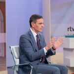 Pedro Sánchez en rtve