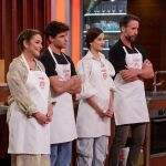 Los cuatro finalistas de 'MasterChef Celebrity 8': Toñi Moreno, Daniel Illescas, Laura Londoño y Álvaro Escassi